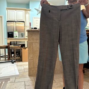 Ann Taylor tweed brown cotton,poly,spandex trousers